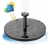 Fuente solar para bebedero de pájaros, mini fuente solar de agua de 3,5 W, bomba solar de agua independiente