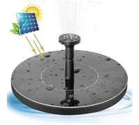 Fuente solar para bebedero de pájaros, mini fuente solar de agua de 3,5 W, bomba solar de agua independiente