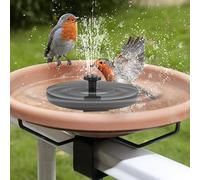 Fuente solar para exteriores con 7 estilos de fuente, fuente solar para exteriores, de silicio monocristalino, bomba solar para estanques para exteriores, baños de pájaros, acuarios, estanques,