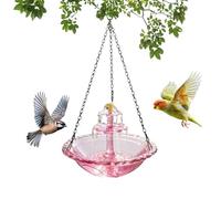 Fuente Solar para Pájaros Exterior Fuente colgable de agua para pájaros de