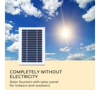 Fuente solar Stonehenge XL Iluminación led Poliresina Batería de iones de litio