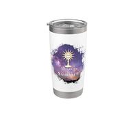 Fuente y Cumbre: Sagrada Eucaristía en Custodia Vaso térmico de acero inoxidable de doble pared