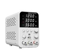 Fuentes de alimentación de CC programables Fuente de alimentación CC Fuente de alimentación regulada con conmutación Ajustable Variable (30 V 0-10A) con codificador Grueso y Aleta (Color : BPS 120V 3