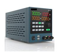 Fuentes de alimentación de CC programables Fuente de alimentación de CC (0-30 V 0-10 A) Fuente de alimentación digital con interruptor variable mini con botón de activación/desactivación de salida ( C