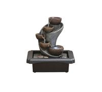 Fuentes de Cascada Adornos de Agua Que fluyen en la Mesa té, inauguración Oficina, Paisaje circulante, Escritorio, atracción Riqueza