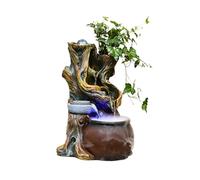 Fuentes de Mesa Decoración de Fuente Agua Corriente Piso a Techo, decoración balcón for Sala Estar(Pequeño)