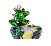 Fuentes de Mesa Fuente de Agua de sobremesa con Ruedas Decorativas de Feng Shui for Interiores y decoración de mesas, escritorios, oficinas y Patios. Decoración(Pequeño)