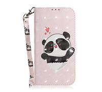 für iPhone 17e Handyhülle Kompatibel mit iPhone 17e Hülle Flip Lederhülle, Handyhülle Book Case PU Leder Tasche und Magnet Kartenfach Schutzhülle für iPhone 17e Liebes Bär