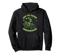 Fuera de Causar Shenanigans Bunny St Patricks Day Sudadera con Capucha