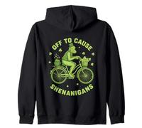 Fuera de Causar Shenanigans Monkey St Patricks Day Sudadera con Capucha