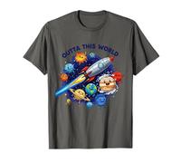 Fuera de Este Mundo. Lindo Planeta Amante del Espacio, Galaxia Astronauta Camiseta