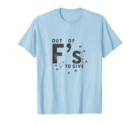 Fuera de FS para Dar una declaración de Actitud atrevida Camiseta, Hombre, Azul Bebé, 3XL