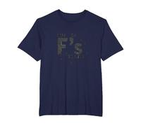 Fuera de FS para Dar una declaración de Actitud atrevida Camiseta, Hombre Tallas Grandes, Azul Marino, 3X Alto