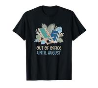 Fuera de la Oficina hasta Agosto Maestro Último día de Clases Camiseta