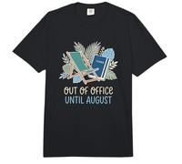 Fuera de la Oficina hasta Agosto Maestro Último día de Clases Comfort Colors Adult Heavyweight T-Shirt