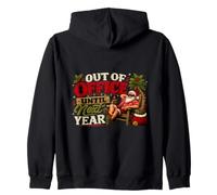 Fuera de la Oficina hasta el próximo año Divertido Humor de Vacaciones de Navidad Sudadera con Capucha