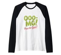 Fuera de la oficina Responder OOOMG Pass the Guac Labor Day Camiseta Manga Raglan