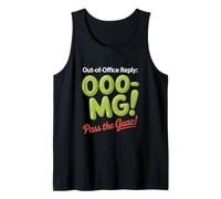 Fuera de la oficina Responder OOOMG Pass the Guac Labor Day Camiseta sin Mangas