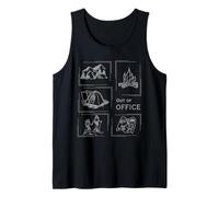 Fuera de la Oficina Vivir Vida Aire Libre Camiseta sin Mangas