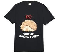 Fuera de la Pelusa Social Amantes introvertidos Humor Comfort Colors Adult Heavyweight T-Shirt