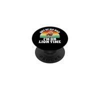 Fuera de mi Camino Estoy en Lion Time Lion PopSockets PopGrip Adhesivo