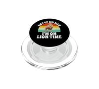 Fuera de mi Camino Estoy en Lion Time Lion PopSockets PopGrip para MagSafe
