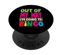 Fuera de mi Camino voy a la Aventura Divertida de Bingo PopSockets PopGrip Adhesivo