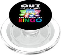 Fuera de mi camino voy a la diversión del jugador de bingo PopSockets PopGrip para MagSafe
