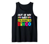 Fuera de mi camino voy al jugador de bingo Camiseta sin Mangas