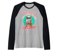 Fuera de mi Camino yendo al Juego de máquinas tragamonedas de Regalo del Casino Camiseta Manga Raglan
