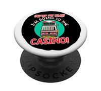 Fuera de mi Camino yendo al Juego de máquinas tragamonedas de Regalo del Casino PopSockets PopGrip Adhesivo