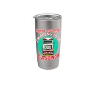 Fuera de mi camino yendo al juego de máquinas tragamonedas de regalo del casino Vaso térmico de acero inoxidable de doble pared