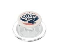 Fuera De Oficina Club Vacaciones Humor Águila Patriótico Retro PopSockets PopGrip para MagSafe