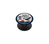 Fuera De Oficina Club Vacaciones Viajes Playa Puesta del Sol PopSockets PopGrip Adhesivo