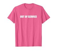 Fuera de Servicio Camiseta, Hombre, Rosa Jaspeado, S