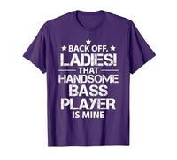 Fuera del Camino señoras el Atractivo Bajista me Pertenece Camiseta, Hombre, Morado, L