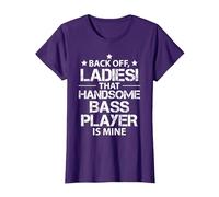 Fuera del Camino señoras el Atractivo Bajista me Pertenece Camiseta, Mujer, Morado, 3XL