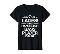 Fuera del Camino señoras el Atractivo Bajista me Pertenece Camiseta, Mujer, Negro, XS