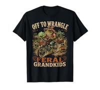 Fuera para discutir a mis Nietos Salvajes Rana Meme Rana Montando Camiseta