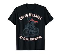 Fuera para discutir a mis Nietos Salvajes Rana Meme Rana Montando Camiseta