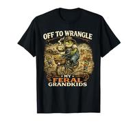 Fuera para discutir a mis Nietos Salvajes Rana Meme Rana Montando Camiseta