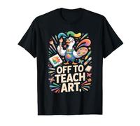 Fuera para Enseñar Arte Creativo Profesor Aula Camiseta gráfica económica
