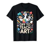 Fuera para Enseñar Arte Creativo Profesor Aula Camiseta gráfica económica