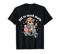 Fuera para enseñar matemáticas de Regreso a la Escuela Divertido Profesor de matemáticas Camiseta