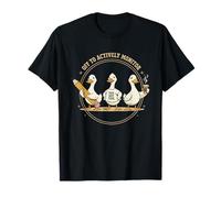 Fuera para monitorear activamente el día de Las Pruebas del Maestro Ganso Camiseta