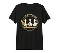 Fuera para monitorear activamente el día de Las Pruebas del Maestro Ganso Camiseta Premium