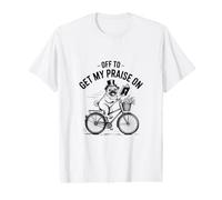 Fuera para Recibir mi Elogio a la Biblia Cristiana de Silly Pug Jesus Camiseta gráfica económica