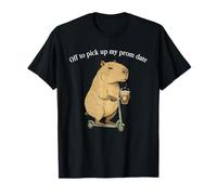 Fuera para Recoger mi Fecha de graduación Propuesta de propuesta Capybara Camiseta