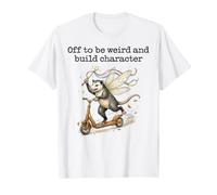Fuera para ser Raro y Construir Personaje Divertido zarigüeya Meme Camiseta
