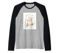 Fuera para ser Raro y Construir Personaje Duck Fairy Scooter Camiseta Manga Raglan